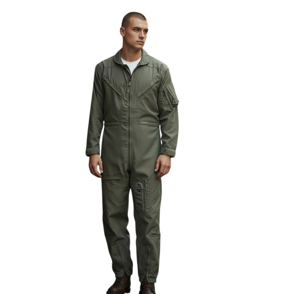 US Military FR Flyers Coveralls Mens size Medium Army Utility Grungecore Suit